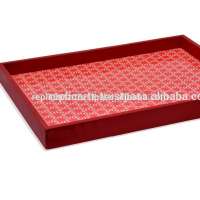 Beautiful Lacquer Finish Printed Serving Tray